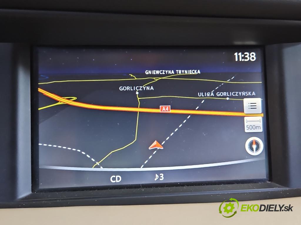 Infiniti Q30 2015-2019 1.6 T 156 hp automatic 115 kW 1595 cm3 5- displej 283874DA0A (Přístrojové desky, displeje)