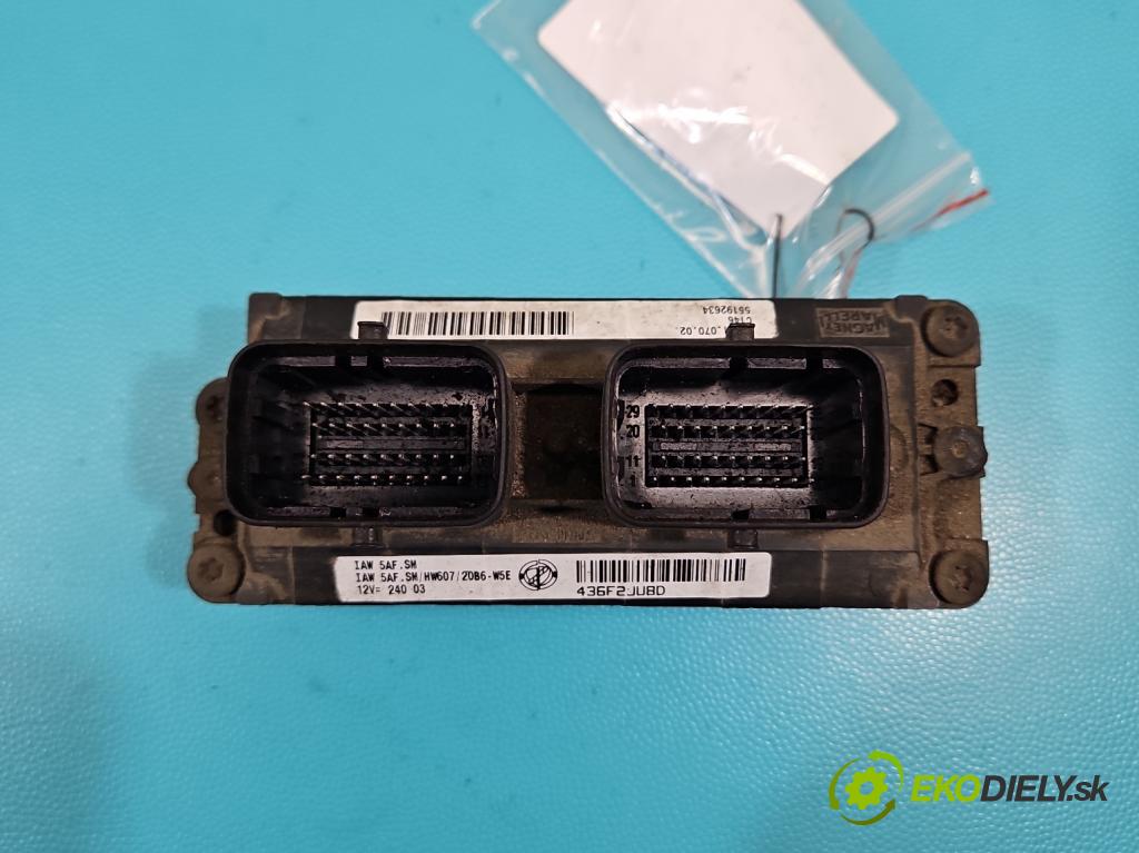 Fiat Panda II 2003-2012 1.1 54 HP manual 40 kW 1108 cm3 5- riadiaca jednotka motora 55192634
