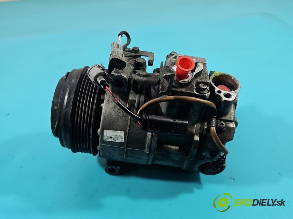 Mercedes E W212 2009-2016 2,2.0 cdi (651924) 136 HP automatic 100 kW 2143 cm3 5- Kompresor: klimatizácie 447280-7082 (Kompresor klimatizácie)