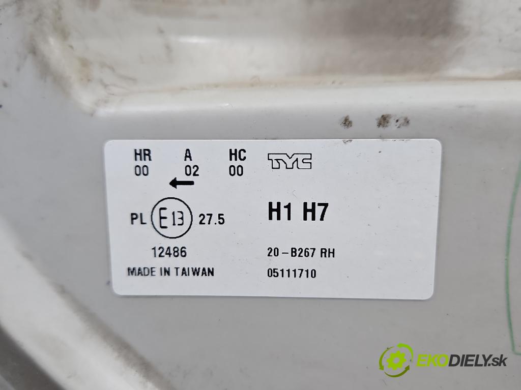 Opel Movano II 2003-2010 3.0 dti 136 HP manual 100 kW 2953 cm3 5- Reflektor: pravý  (Svetlo predné pravé)