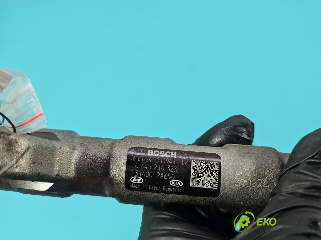 Hyundai Tucson III 2015-2020 1.7 crdi 141 HP automatic 104 kW 1685 cm3 5- lišta vstrekovacia 0445214323 (Vstrekovacia lišta)