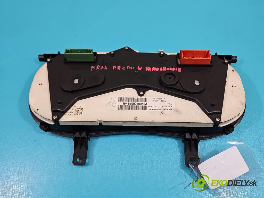 Opel Movano II 2003-2010 3.0 dti 136 HP manual 100 kW 2953 cm3 5- prístrojovka/ budíky P8200408679-H (Prístrojová doska)