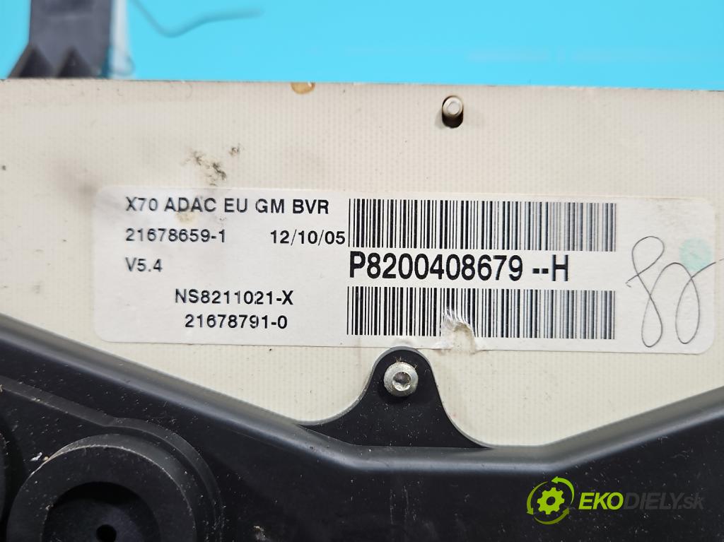 Opel Movano II 2003-2010 3.0 dti 136 HP manual 100 kW 2953 cm3 5- prístrojovka/ budíky P8200408679-H (Prístrojová doska)