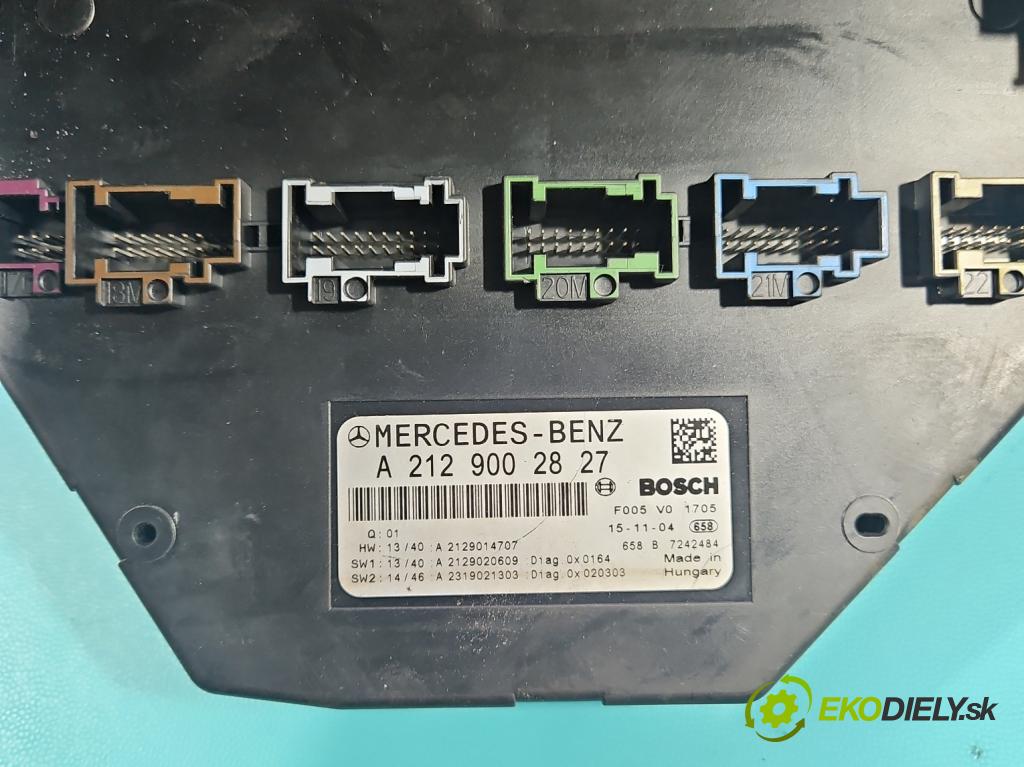 Mercedes E W212 2009-2016 2,2.0 cdi (651924) 136 HP automatic 100 kW 2143 cm3 5- skrinka poistka 2129002827 (Poistková skrinka)