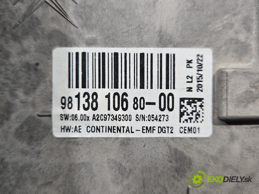 Citroen C4 II 2010-2017 1.6 hdi 120 hp automatic 88 kW 1560 cm3 5- displej 9813810680 (Přístrojové desky, displeje)