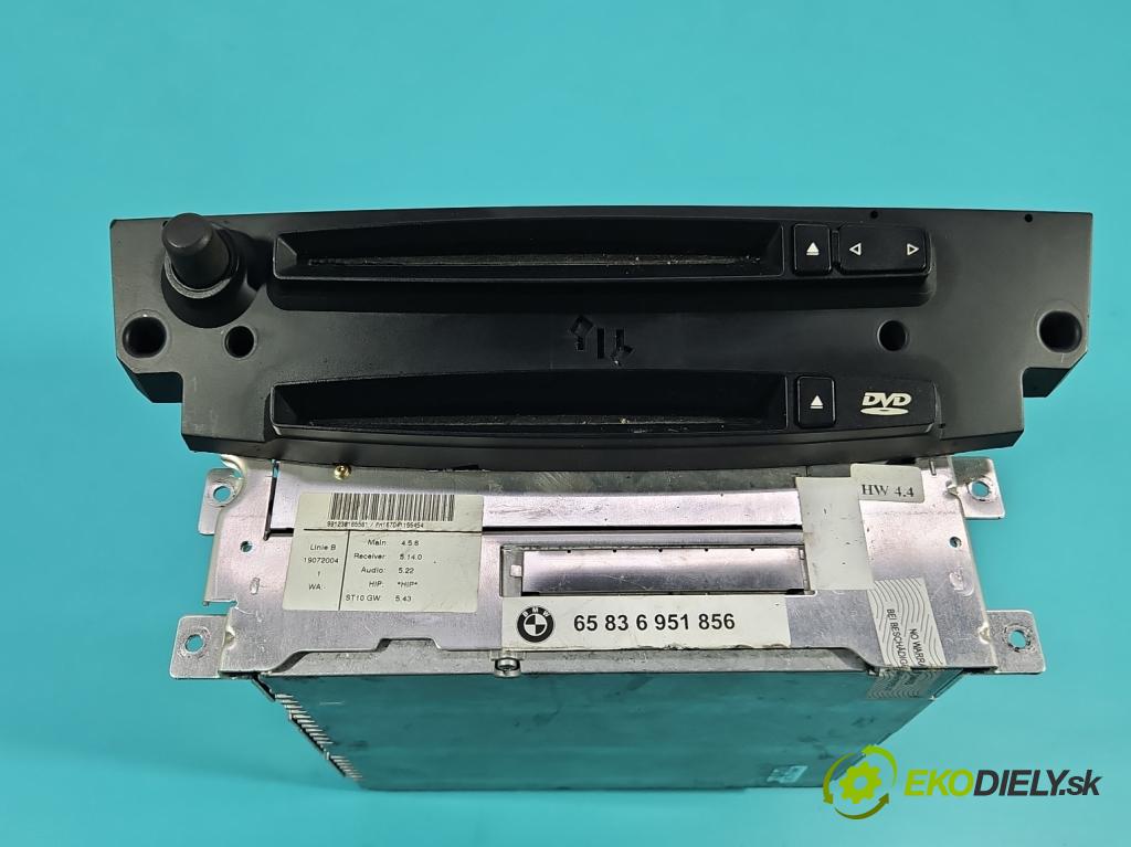 Bmw 5 E60 2003-2010 2.5 R6 192 HP automatic 141 kW 2494 cm3 5- Radio originál 6951856