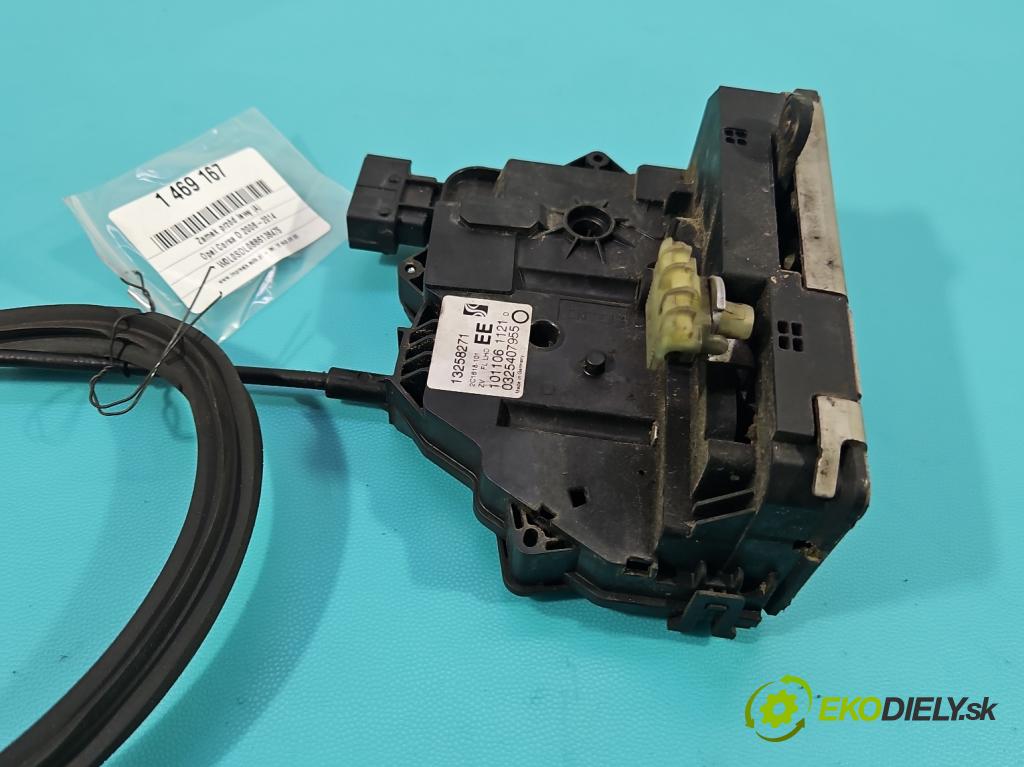 Opel Corsa D 2006-2014 1.4 16V 90 hp manual 66 kW 1364 cm3 3- zámek přední levý 13258271