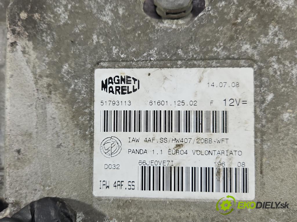 Fiat Panda II 2003-2012 1.1 54 HP manual 40 kW 1108 cm3 5- riadiaca jednotka motora 51793113