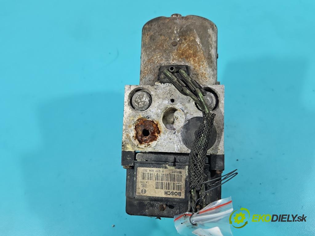 Opel Zafira A 1999-2005 1.8 16V 125 HP manual 92 kW 1796 cm3 5- čerpadlo abs 0273004363 (Pumpa ABS)