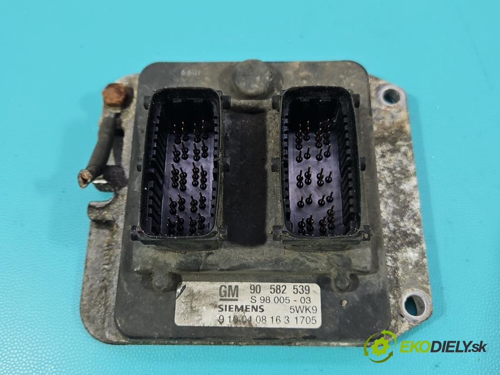 Opel Zafira A 1999-2005 1.8 16V 125 HP manual 92 kW 1796 cm3 5- riadiaca jednotka motora 90582539