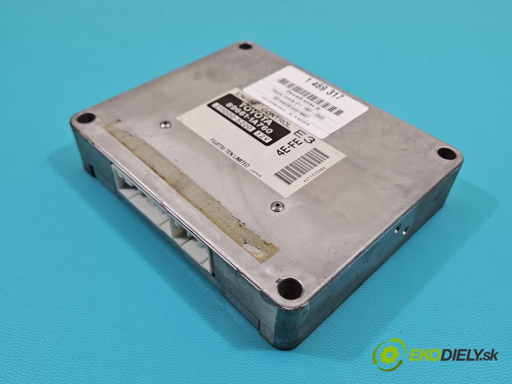 Toyota Corolla E11 1997-2002 1,4.0 16V 86 HP manual 63 kW 1332 cm3 5- riadiaca jednotka motora 89661-1A760