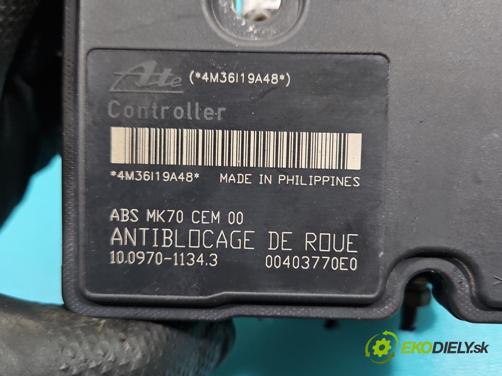 Citroen C3 I 2002-2009 1.4 hdi 68 HP manual 50 kW 1398 cm3 5- čerpadlo abs 9662150380 (Pumpa ABS)