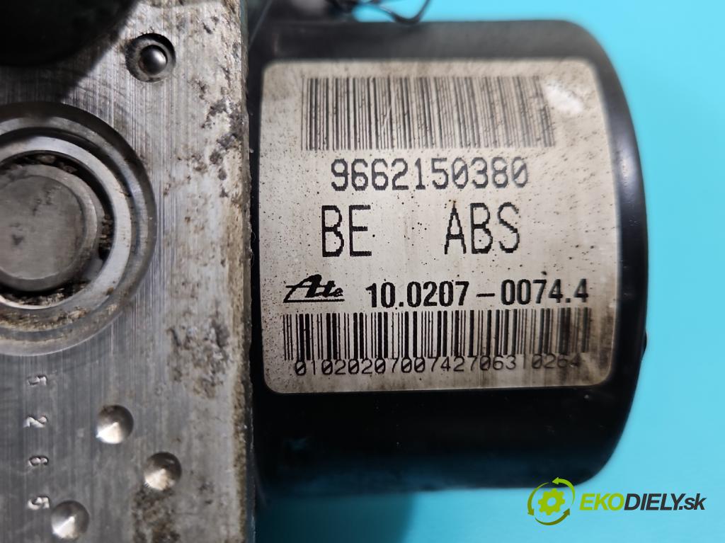 Citroen C3 I 2002-2009 1.4 hdi 68 HP manual 50 kW 1398 cm3 5- čerpadlo abs 9662150380 (Pumpa ABS)