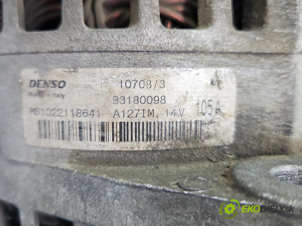Opel Vectra C 2002-2008 1.9 cdti 150 HP manual 110 kW 1910 cm3 5- Alternator 93180098 (Alternátor)