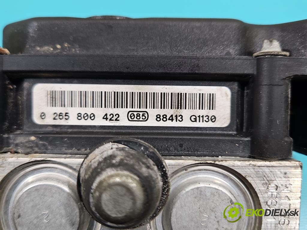 Opel Corsa D 2006-2014 1.4 16V 90 HP manual 66 kW 1364 cm3 3- čerpadlo abs 0265800422 (Pumpa ABS)