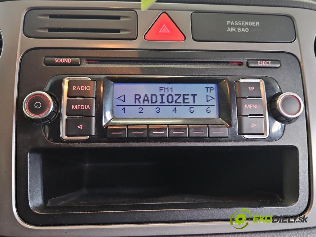 Vw Tiguan I 2007-2016 1.4 TSI 150 HP manual 110 kW 1390 cm3 5- Radio originál 5M0035156A