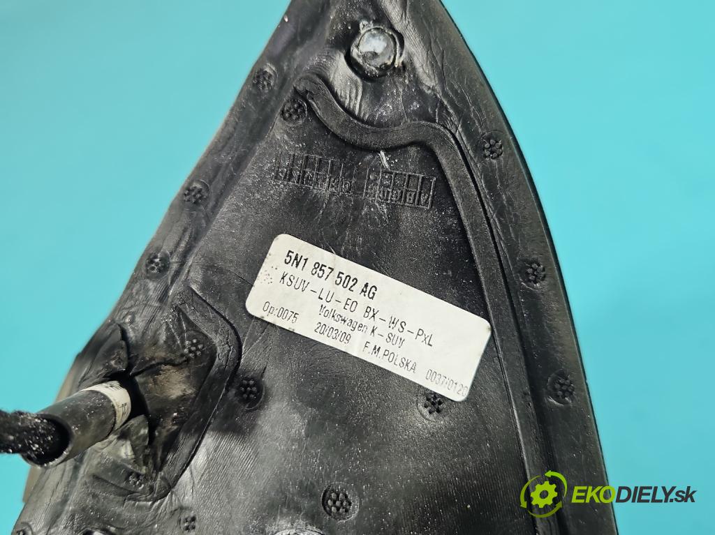 Vw Tiguan I 2007-2016 1.4 TSI 150 HP manual 110 kW 1390 cm3 5- zrkadlo pravé 5N1857502AG (Kľučka dverí ostatné)