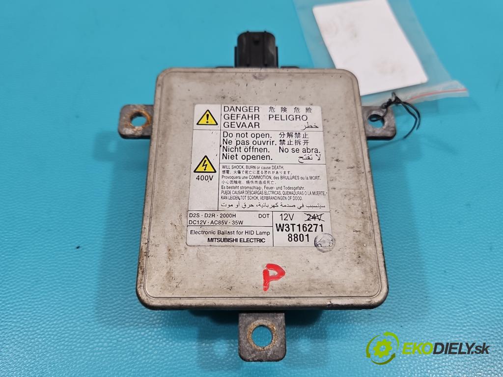 Mitsubishi Outlander II 2006-2013 2.0 DI-D 140 HP manual 103 kW 1968 cm3 5- střídač: xenon W3T16271 (Riadiaca jednotka xenónu)