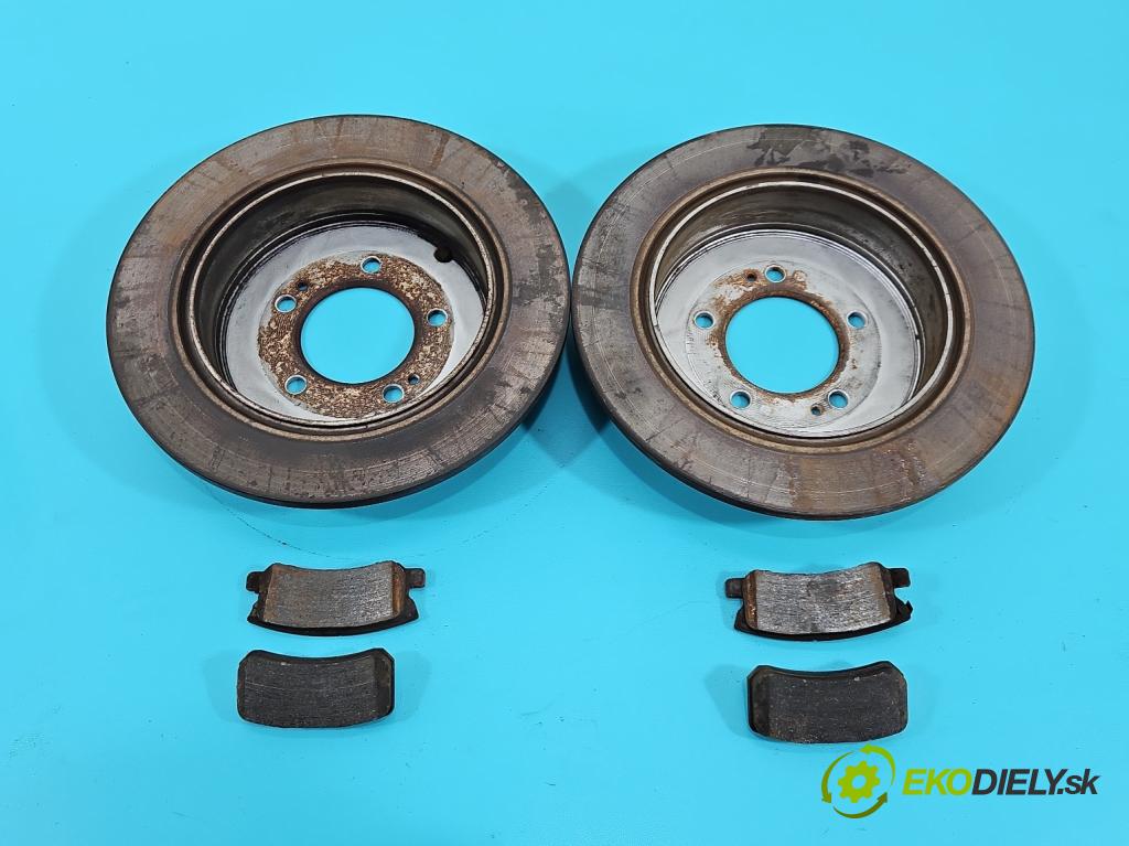 Mitsubishi Outlander II 2006-2013 2.0 DI-D 140 HP manual 103 kW 1968 cm3 5- Štíty: brzdové zadné