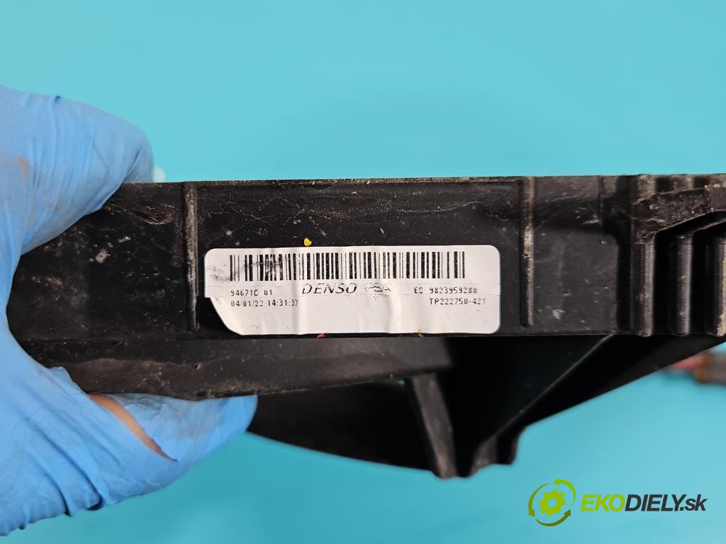 Opel Corsa F 2019- 1.2 12V 75 HP manual 55 kW 1199 cm3 5- Ventilátor chladiča 9823959280