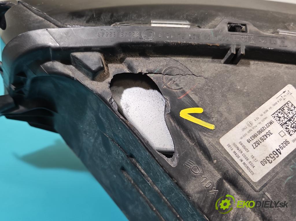 Opel Corsa F 2019- 1.2 12V 75 hp manual 55 kW 1199 cm3 5- světlo pravý 9829465380 (Pravé přední světlo)