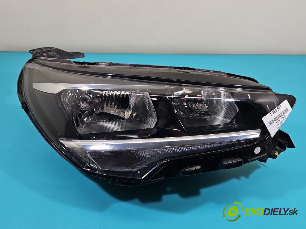 Opel Corsa F 2019- 1.2 12V 75 hp manual 55 kW 1199 cm3 5- světlo pravý 9829465380 (Pravé přední světlo)