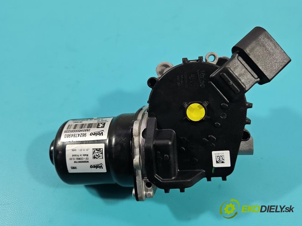 Opel Corsa F 2019- 1.2 12V 75 hp manual 55 kW 1199 cm3 5- motor stěračů přední 9824784980