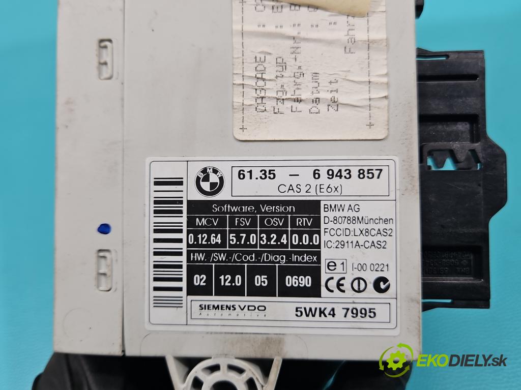Bmw 5 E60 2003-2010 2.5 R6 192 HP automatic 141 kW 2494 cm3 5- riadiaca jednotka motora 5WK93018