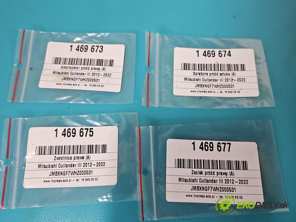 Mitsubishi Outlander III 2012-2022 2.0 16V 150 hp manual 110 kW 1998 cm3 5- náboj pravé  (Náboje)