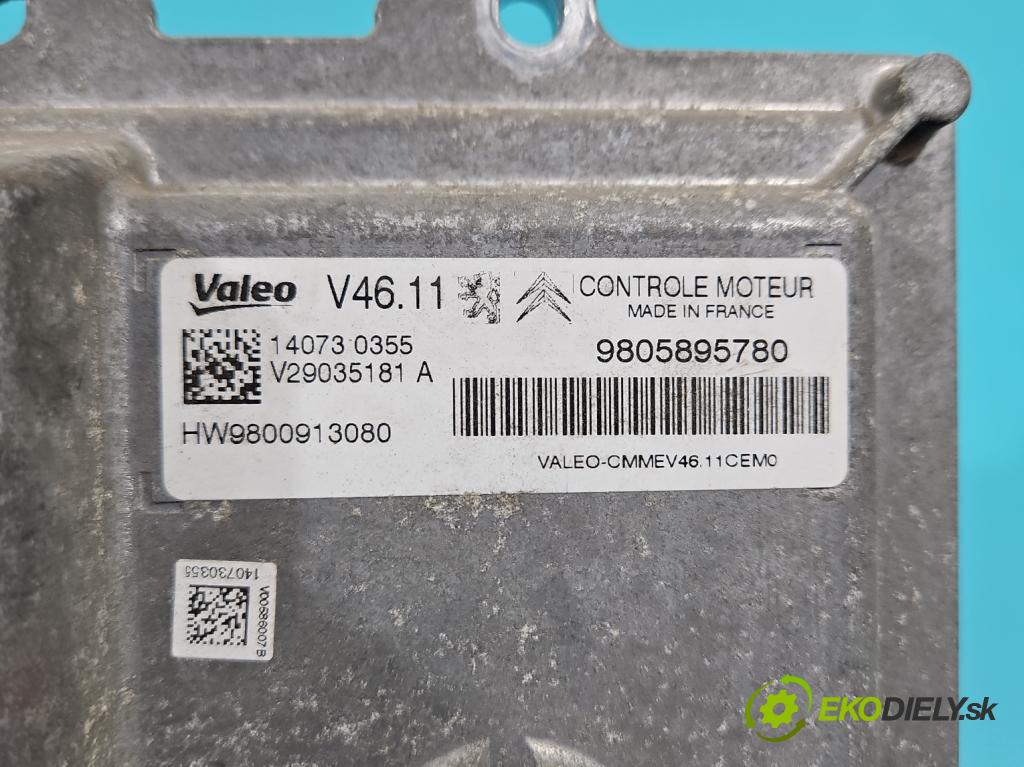 Peugeot 208 I 2012-2019 1.2 Pure Tech: 82 HP manual 60 kW 1199 cm3 5- riadiaca jednotka motora 9805895780