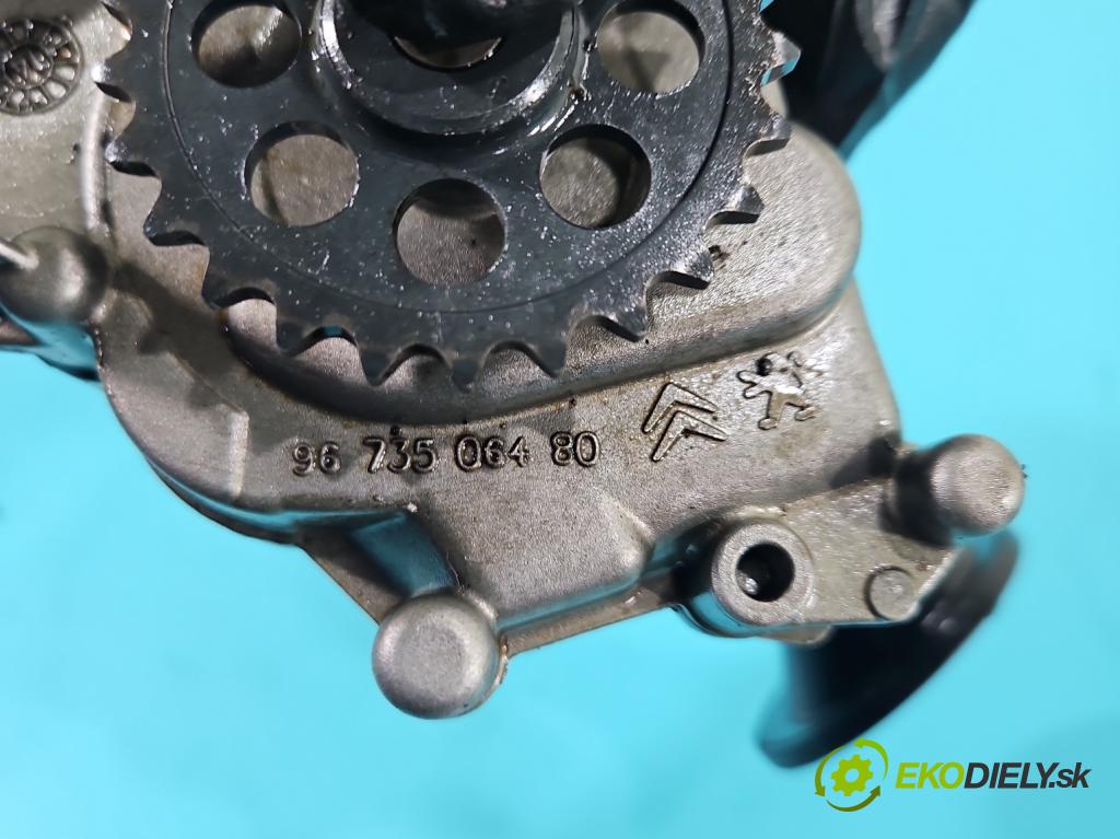 Peugeot 208 I 2012-2019 1.2 Pure Tech: 82 HP manual 60 kW 1199 cm3 5- čerpadlo oleja: 9673506480 (Olejová pumpa)