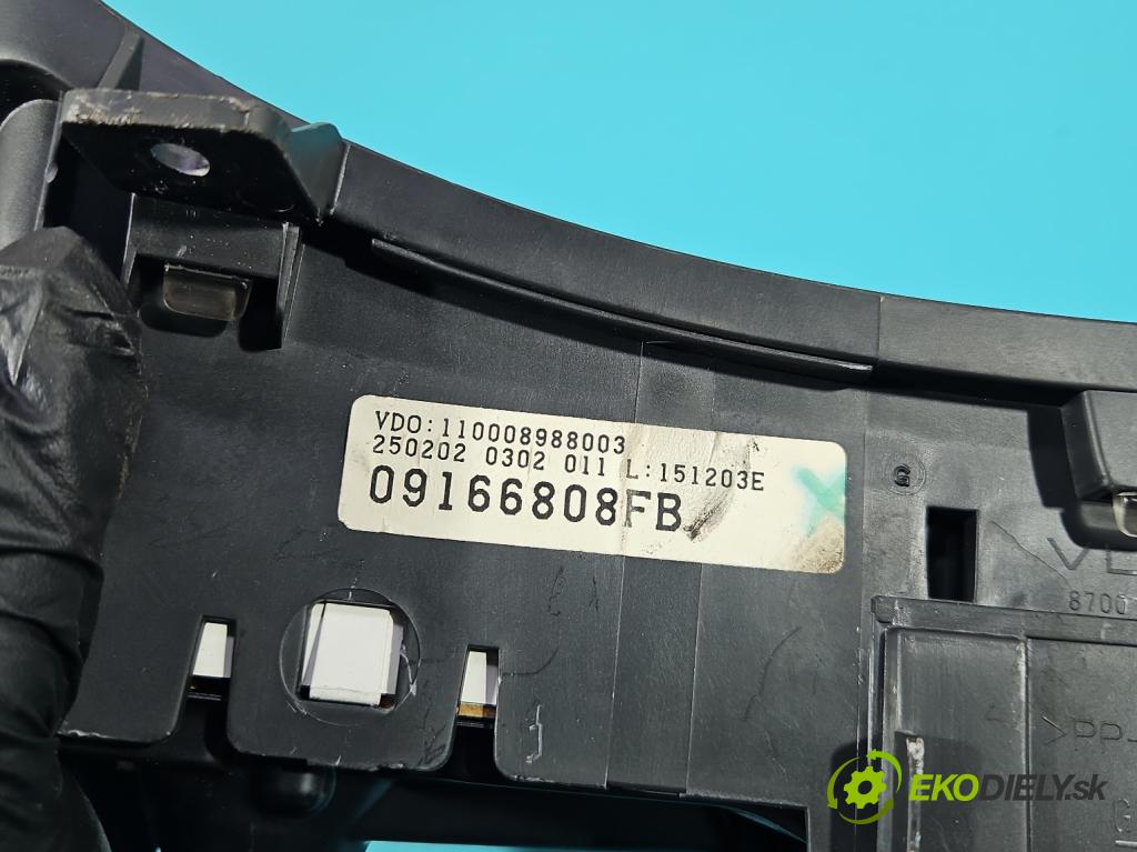 Opel Corsa C 2000-2006 1.7 dti 65 HP manual 48 kW 1686 cm3 3- riadiaca jednotka motora 09389429