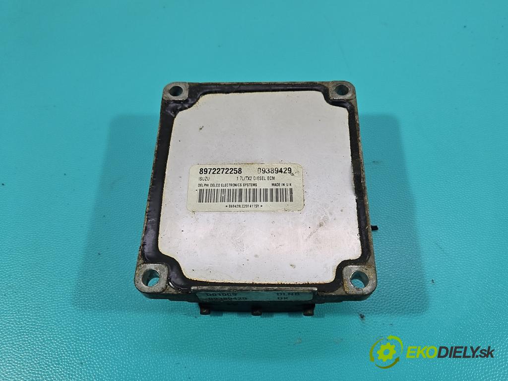 Opel Corsa C 2000-2006 1.7 dti 65 HP manual 48 kW 1686 cm3 3- riadiaca jednotka motora 09389429