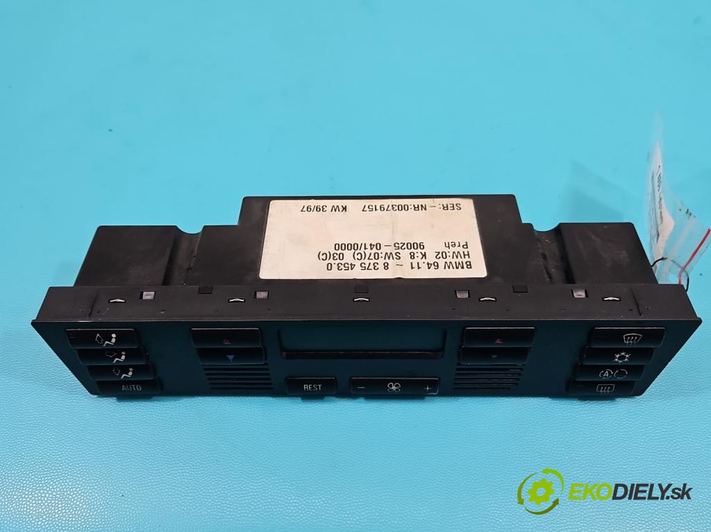 Bmw 5 E39 1996-2003 2.5 TDS 143 HP manual 105 kW 2497 cm3 4- panel kúrenia 8375453