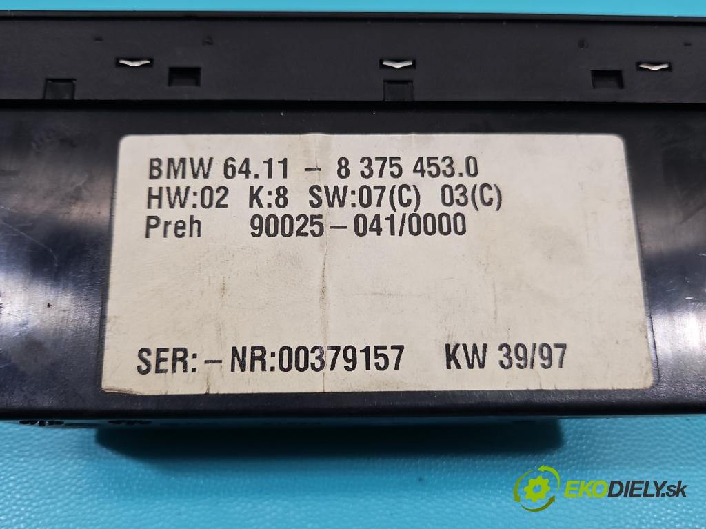 Bmw 5 E39 1996-2003 2.5 TDS 143 HP manual 105 kW 2497 cm3 4- panel kúrenia 8375453