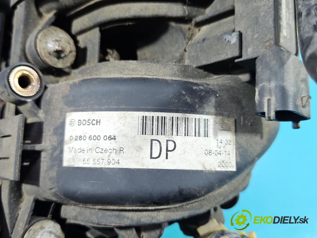 Opel Corsa D 2006-2014 1.4 16V 90 hp manual 66 kW 1364 cm3 3- potrubí sací 55557904 (Sací potrubí)