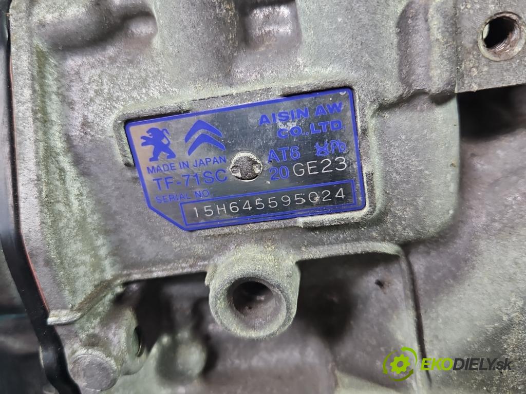 Citroen C4 II 2010-2017 1.6 hdi 120 HP automatic 88 kW 1560 cm3 5- prevodovka stupeň,rýchlosť automat 20GE23