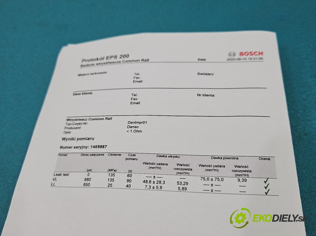 Ford Transit Mk7 2006-2013 2.2 tdci 110 HP manual 81 kW 2198 cm3 5- vstrek 6C1Q-9K546-AC (Vstrekovač paliva)