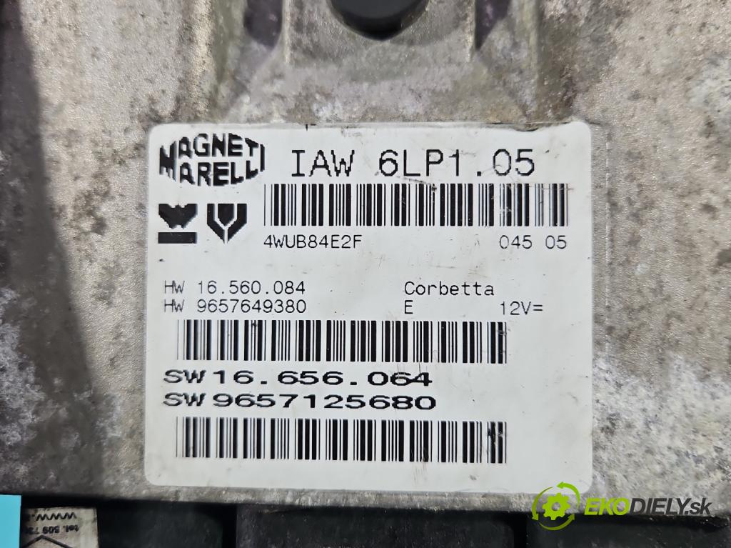 Citroen C8 2002-2014 2.0 16V 136 HP manual 100 kW 1997 cm3 5- riadiaca jednotka motora IAW 6LP1.05