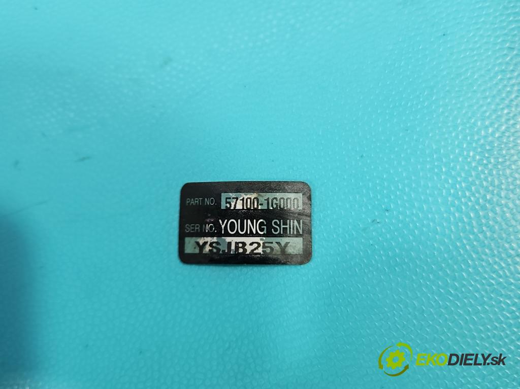 Kia Rio II 2005-2011 1.4 16V 75 HP manual 55 kW 1399 cm3 5- čerpadlo posilovač 57100-1G000 (Servočerpadlo, pumpa riadenia)