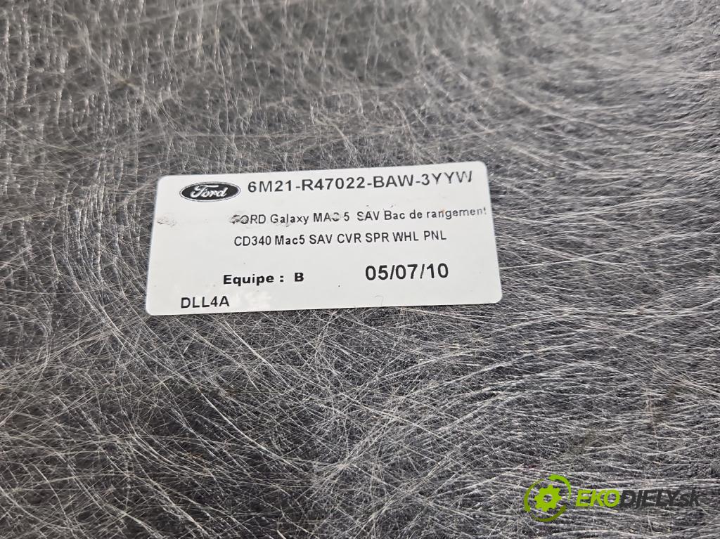 Ford S-max I 2006-2015 2.2 tdci 175 HP manual 129 kW 2179 cm3 5- Sedačka zadné ľavý III