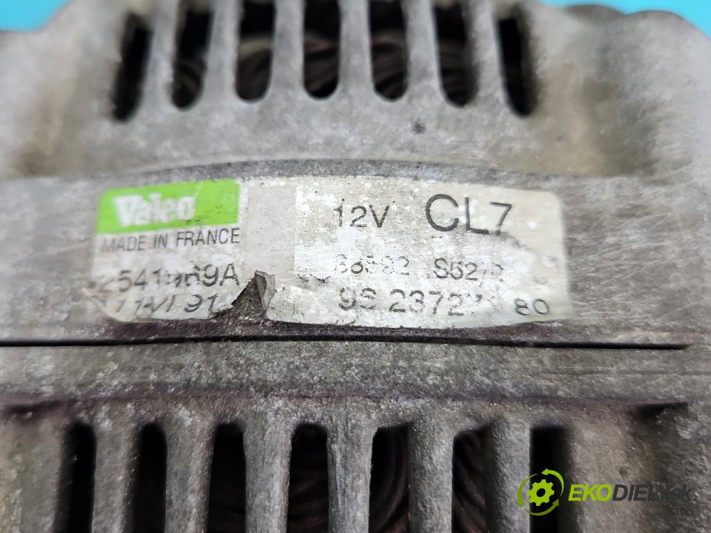 Citroen Berlingo I 1996-2008 1.9d 69KM manual 51 kW 1868 cm3 5- Alternator 9623727180 (Alternátor)