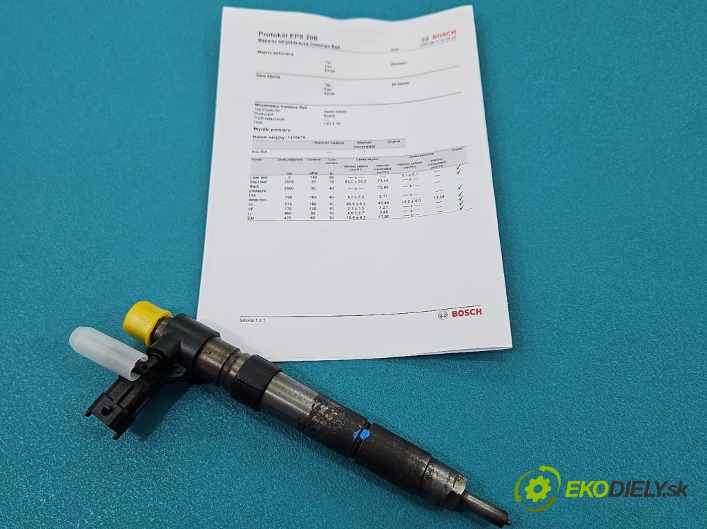 Ford S-max 2.2 tdci 175 HP manual 129 kW 2179 cm3 5- vstrek 0445115025 (Vstrekovač paliva)