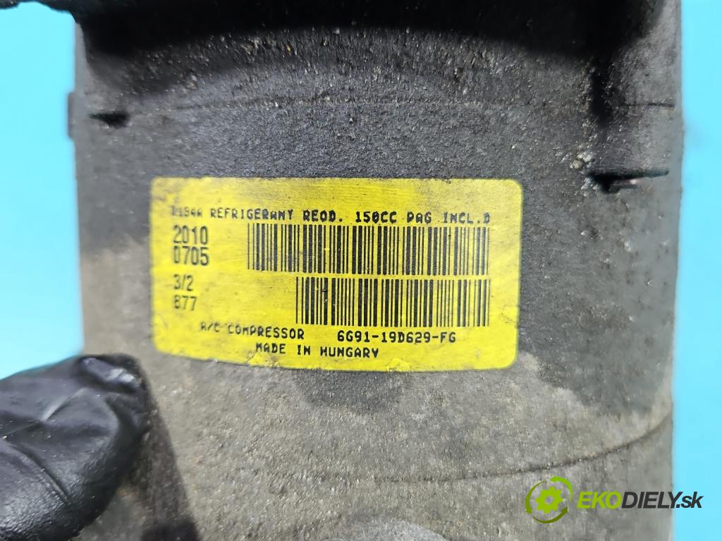 Ford S-max 2.2 tdci 175 HP manual 129 kW 2179 cm3 5- Kompresor: klimatizácie 6G91-19D629-FG (Kompresor klimatizácie)