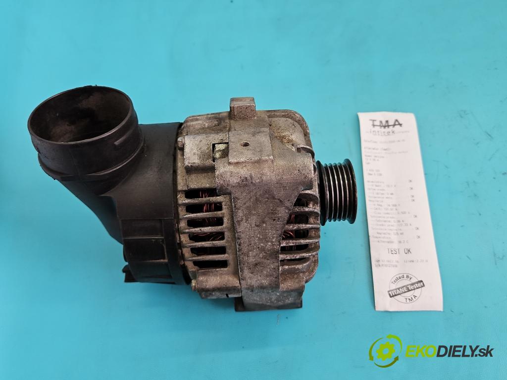 Bmw 5 E39 1996-2003 2.5 TDS 143 HP manual 105 kW 2497 cm3 4- Alternator  (Alternátor)