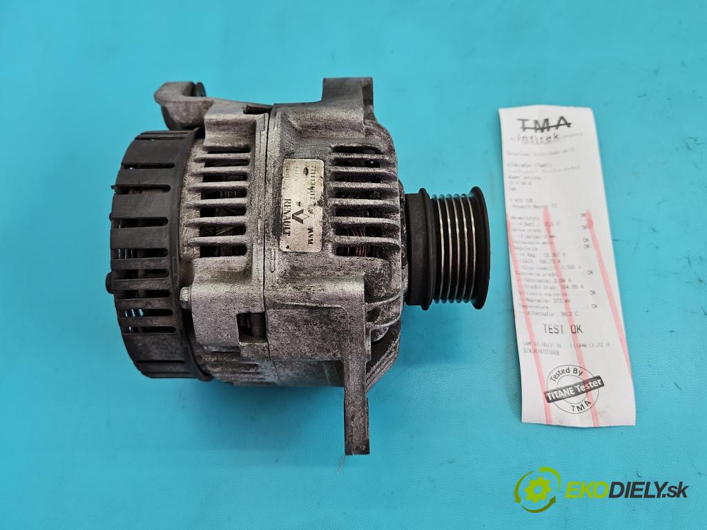 Renault Master II 1998-2010 2.5d (8140 67) 80 HP manual 59 kW 2499 cm3 5- Alternator 7711134617 (Alternátor)