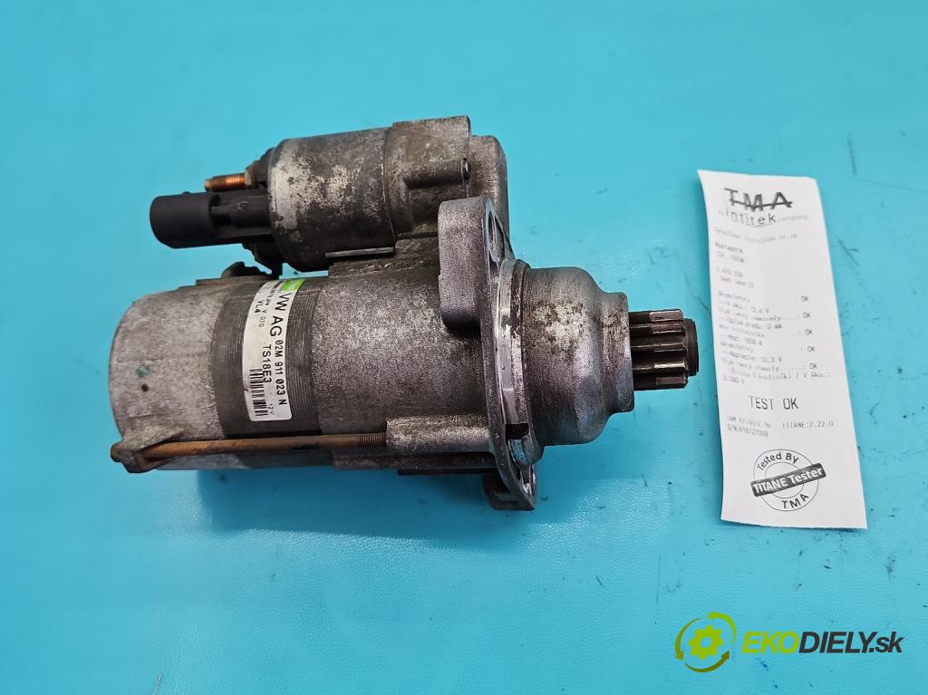 Seat Leon II 2005-2012 2.0 tdi 140 HP manual 103 kW 1968 cm3 5- štartér 02M911023N (Štartér)