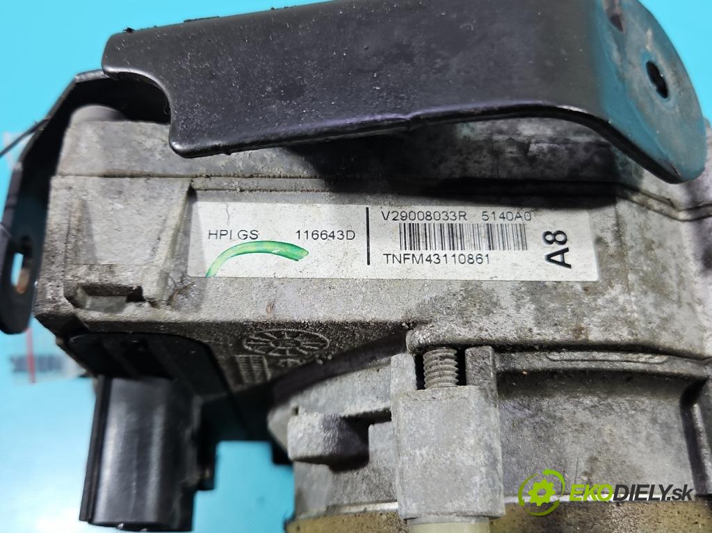 Dacia Dokker 2012- 1.6 8V 82 HP manual 60,5 kW 1598 cm3 5- čerpadlo posilovač 491103919R (Servočerpadlo, pumpa riadenia)
