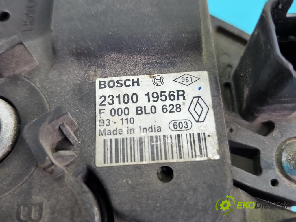 Dacia Dokker 2012- 1.6 8V 82 HP manual 60,5 kW 1598 cm3 5- Alternator 231001956R (Alternátor)