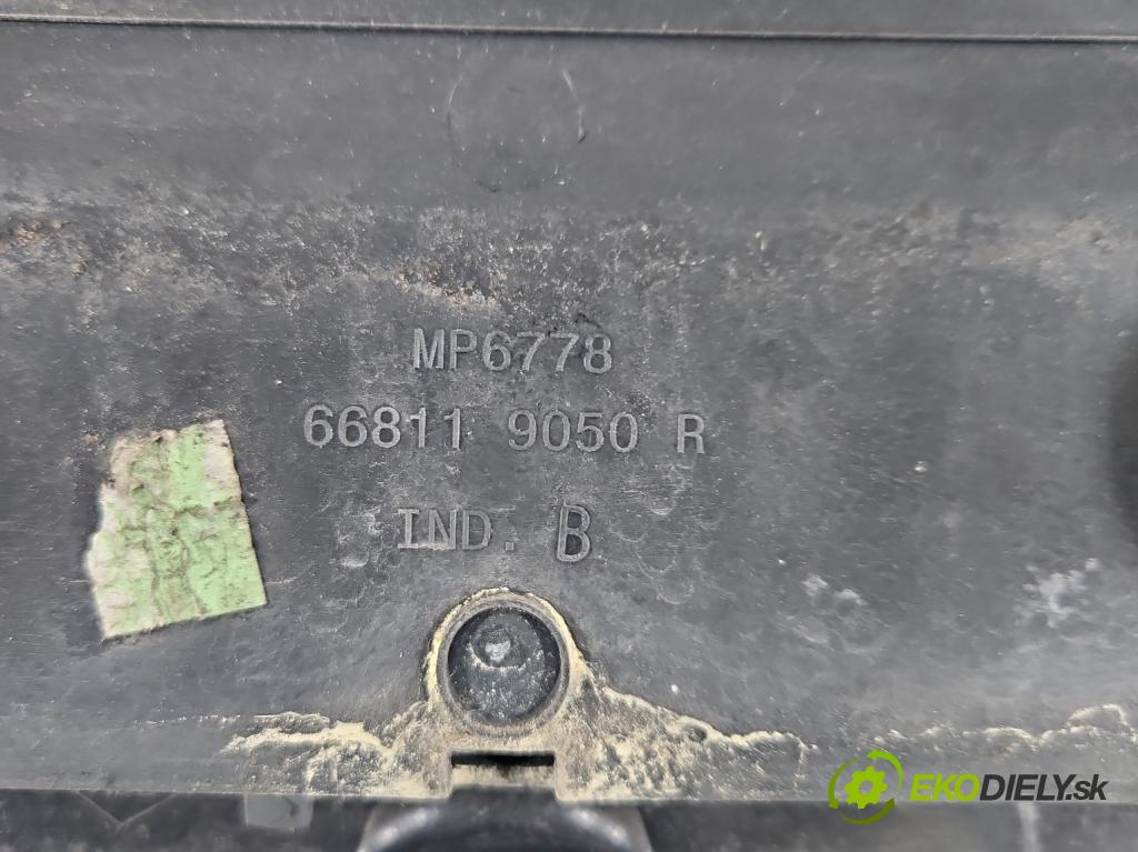 Dacia Dokker 2012- 1.6 8V 82 HP manual 60,5 kW 1598 cm3 5- torpédo 668119050R (Torpédo (plast pod čelným sklom))